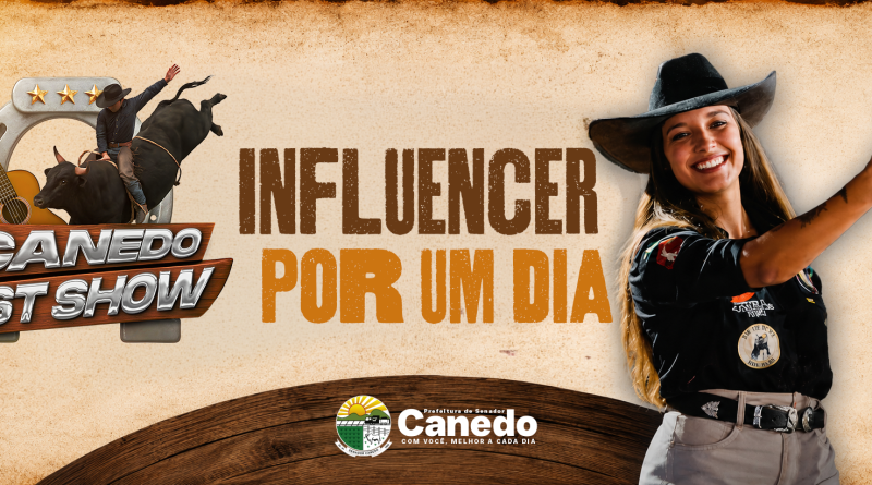 Prefeitura divulga resultado final do projeto Influencer por um Dia – Canedo Fest Show 2026
